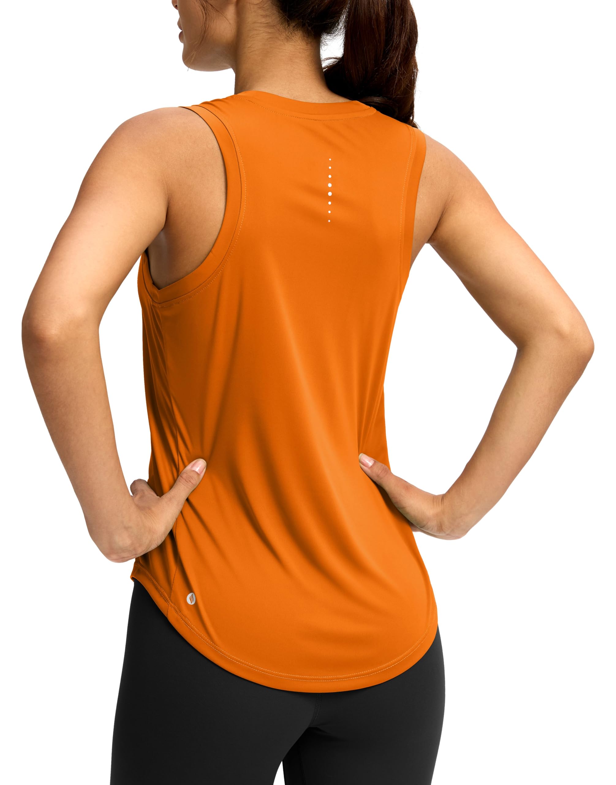 SANTINY Women's Racerback Athletic Shirt Training Tank Top