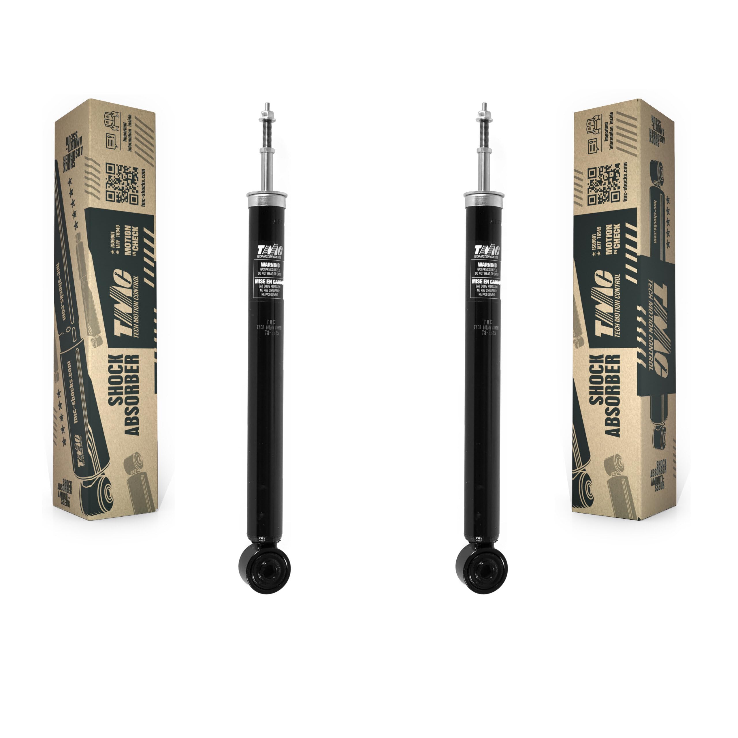 TMC Rear Suspension Shock Absorbers Pair Replacement For Honda Civic Insight - L