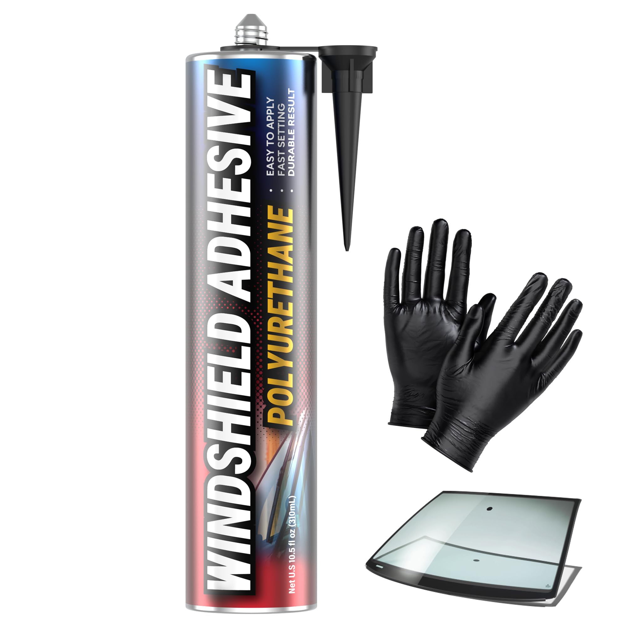 Urethane Windshield Adhesive - Quick Curing &amp; Weather Resistant Auto Glass A