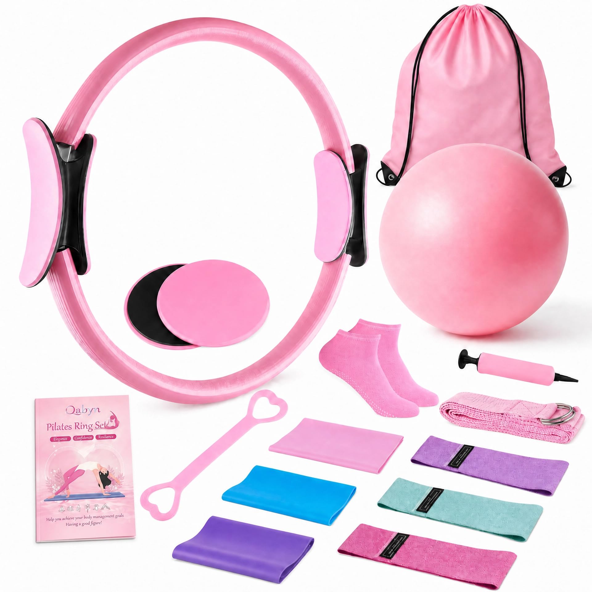 Home Pilates Kit for Women, Pilates Ring Set, Pilates Equipment Kit for Women Ho