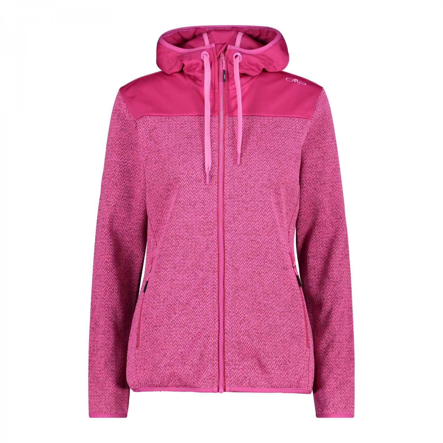CMP Knit Tech Mélange Fleece Jacket Knit Tech Mélange Fleece Jacket, Man, Ink-Bl