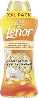 Lenor Linen Perfume Amber and Orchid Pearls x60 | Approximately 60 washes, up to 12 weeks of continuous freshness, even in the cabinet, intensity customizable, large format