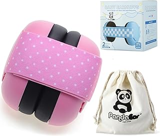 PandaEar Baby Ear Protection, Noise Cancelling Headphones EarMuffs for Babies &amp; Toddlers 0-3 Years
