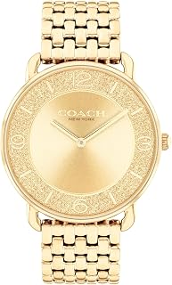 Coach Elliot Women's 2H Quartz Watch - Stainless Steel Bracelet - Water Resistant up to 3ATM/30 Meters - Premium Fashion - Classic Minimalist Design for Everyday Wear - 28mm