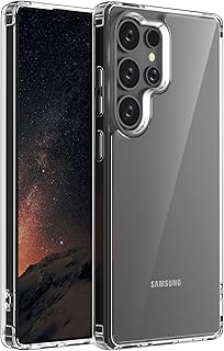 ONES for Galaxy S25 Ultra Case, Not-Yellowing with Anti-Scratch Clear Back, 10 FT Military-Grade Drop Protection, Shockproof Slim Phone Case for Samsung S25 Ultra Tough Cover, 6.8 inch