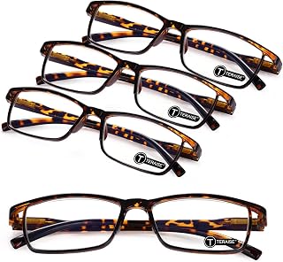 TERAISE Anti-Blue Light Reading Glasses,Lightweight Reader Glasses for Men