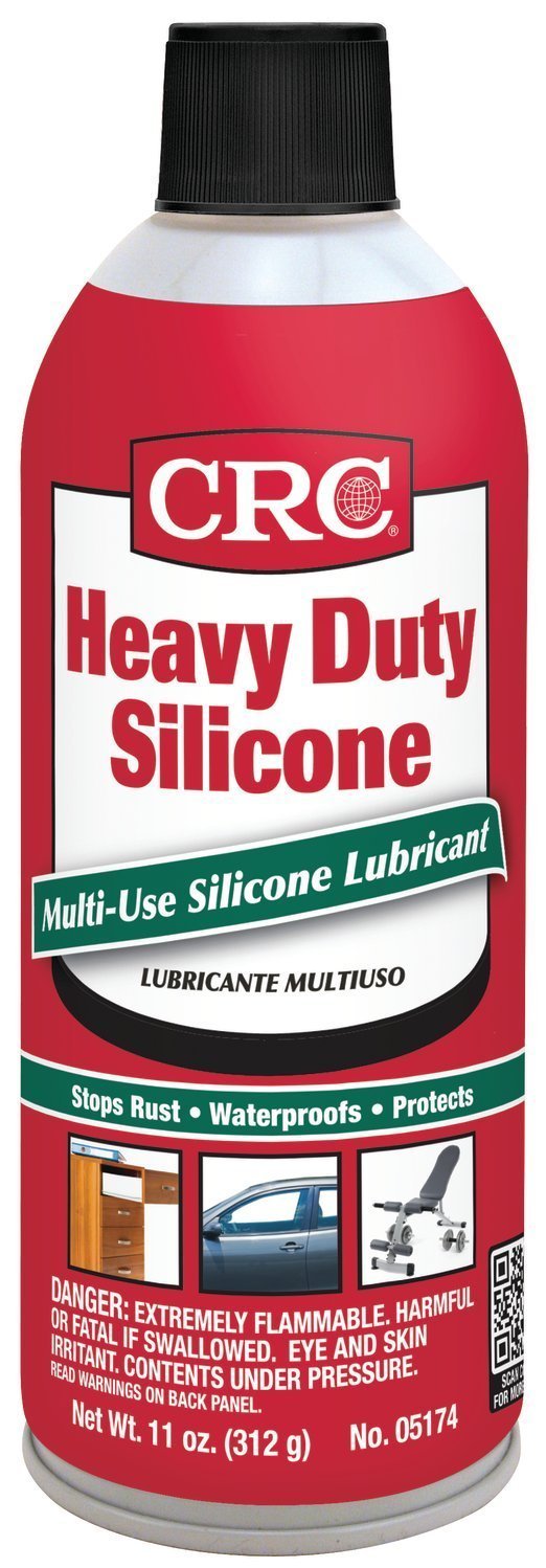 CRC Heavy Duty Silicone Lubricant Spray - Dry Film, Water Resistant - 11 oz | Dr