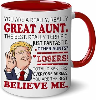 BECHUSKY Aunt Gift - Gifts For Aunts from Niece, Nephew - Great Auntie Gift - Best Aunt Ever Mug - Going to be an Aunts Coffee Mug - Mothers Day, Birthday Gift For Auntie Mug 11oz