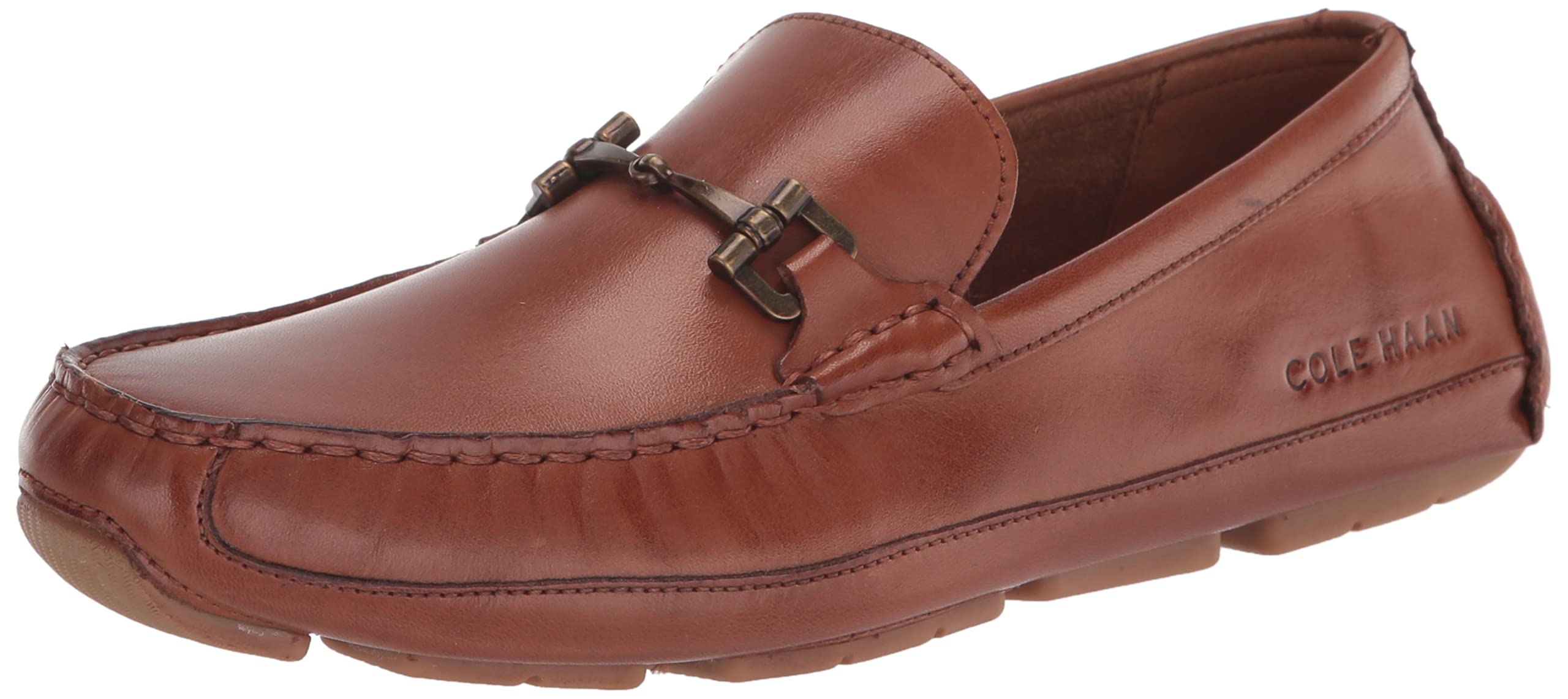Cole Haan Men's Wyatt BIT Driver Driving Style Loafer, British TAN, 11.5