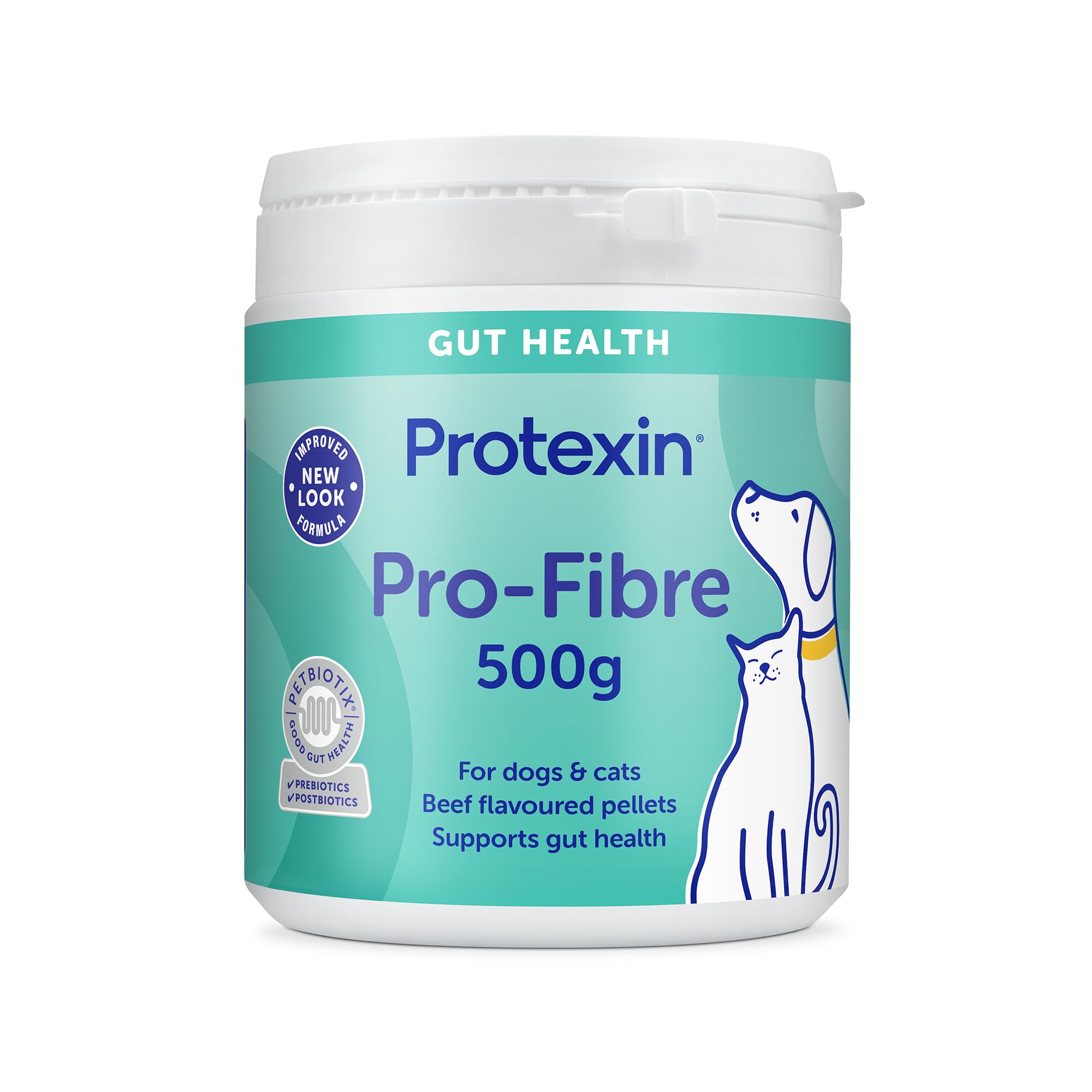 Protexin Pro-Fibre for Dogs, High-Fibre Digestive Supplement with Prebiotics & P