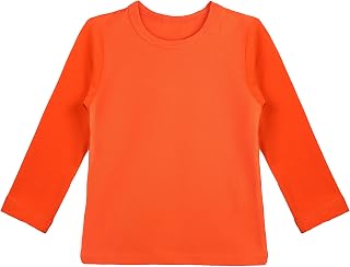 Lilax Girls Basic Long Sleeve Round Neck T-Shirt