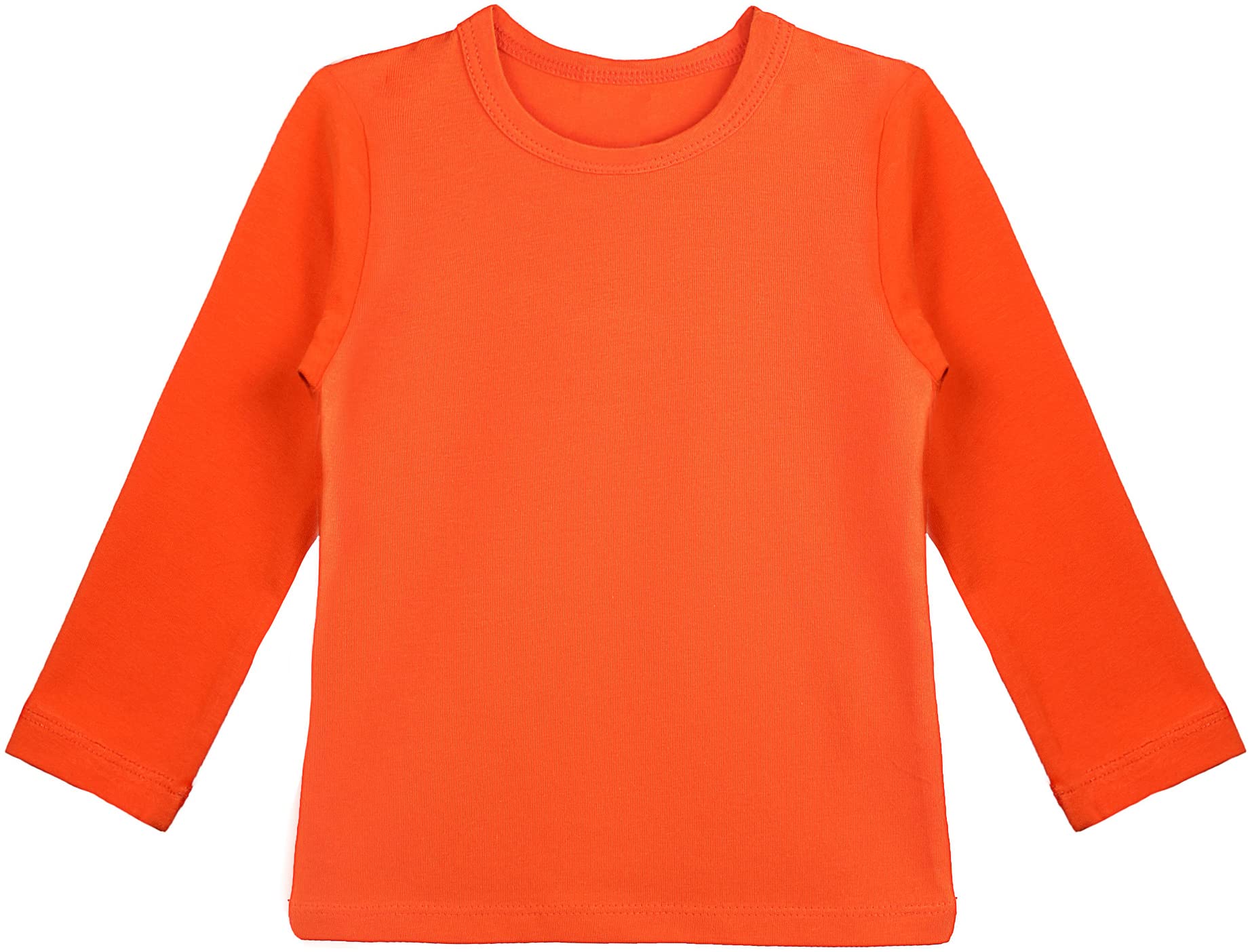 Lilax Girls Basic Long Sleeve Round Neck T-Shirt