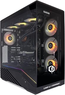 CyberPowerPC Luxe Gaming PC - Liquid Cooling, 650W PSU, Nvidia RTX 5070, 1TB NVMe SSD, Windows 11, Intel Core i7 12700KF