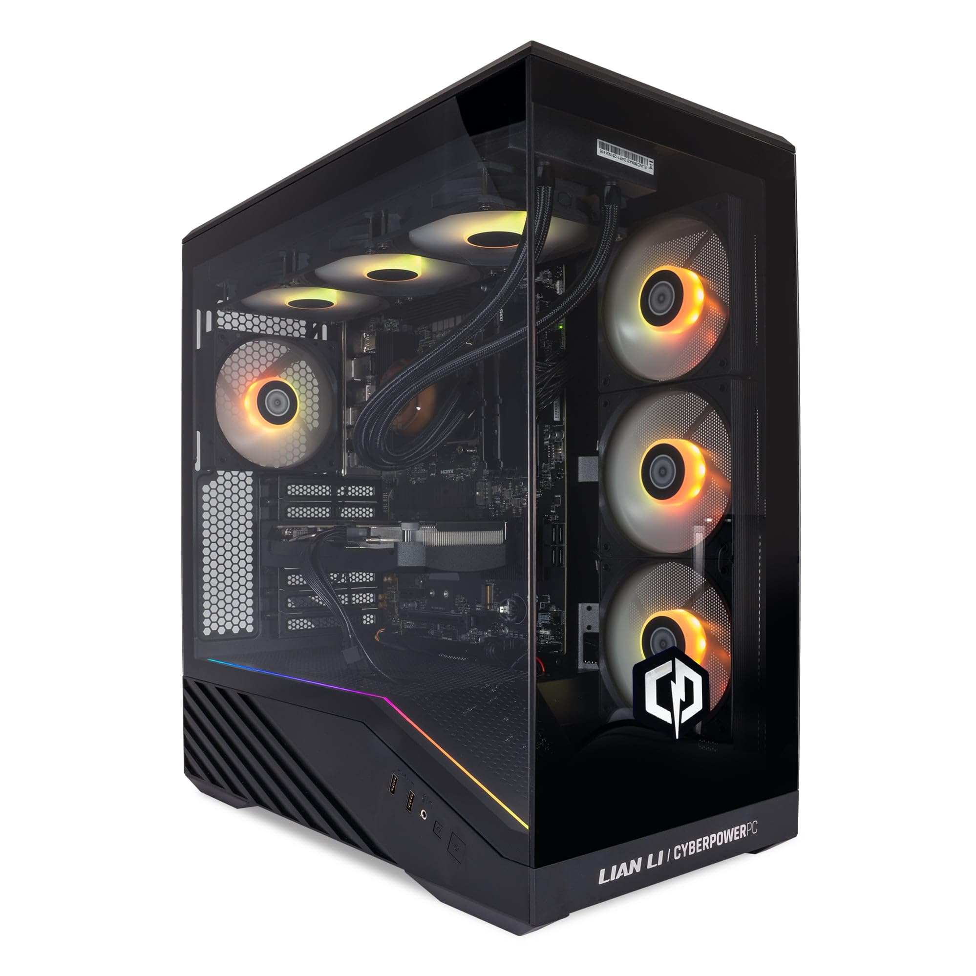 CyberPowerPC Luxe Gaming PC - Liquid Cooling, 650W PSU, Nvidia RTX 5070, 1TB NVM