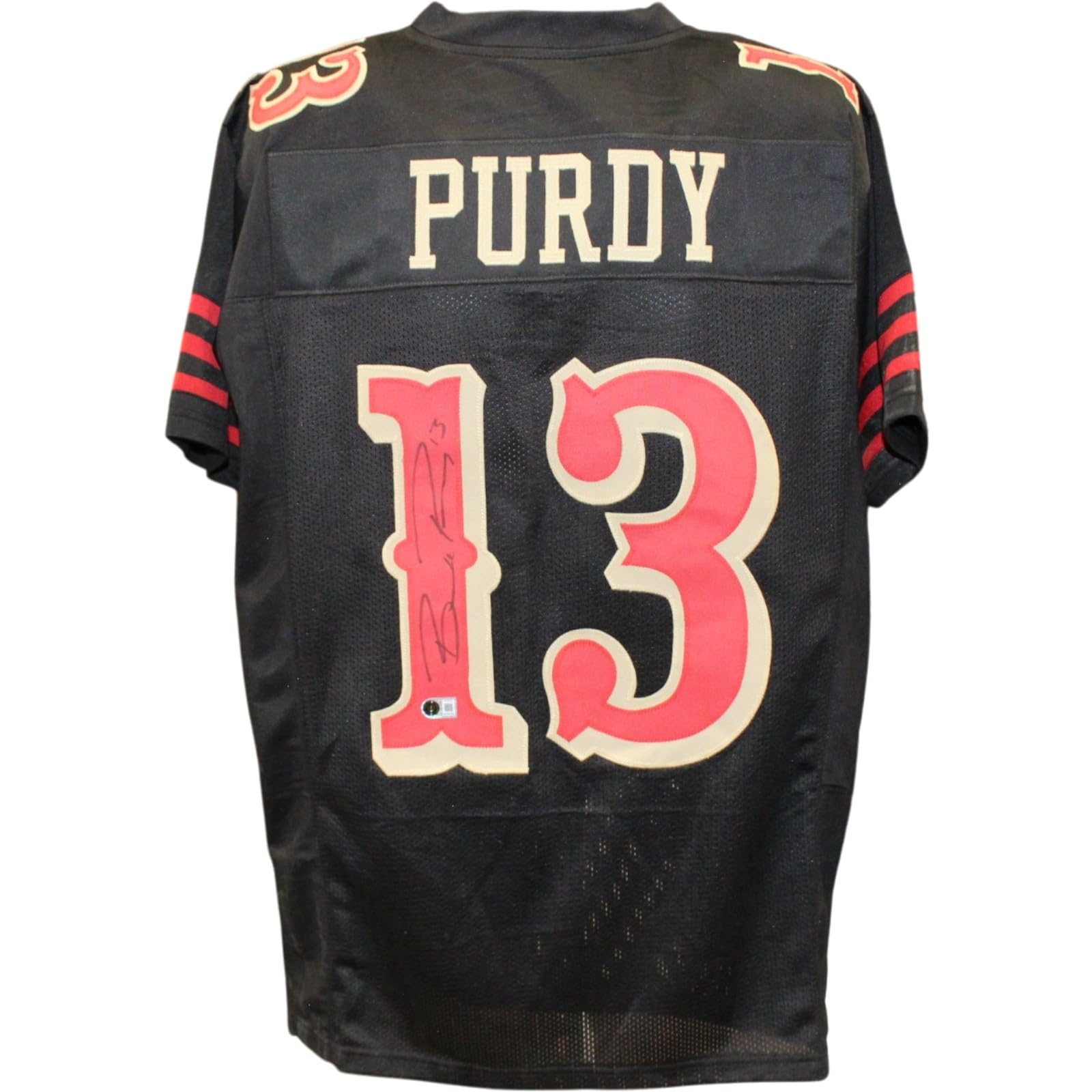 Brock Purdy Autographed/Signed Pro Style Rivalries XL Jersey Beckett Witness 569