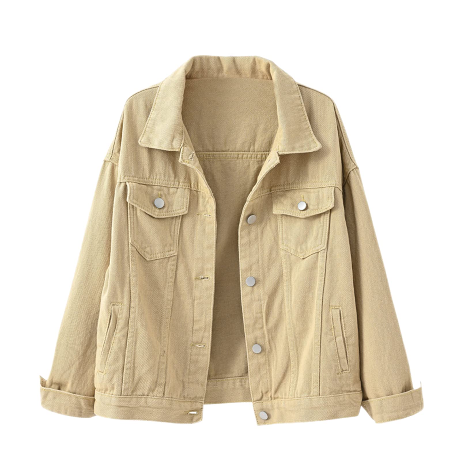 WSLCN - Denim Jacket for Women, Denim Jacket, Short Coats