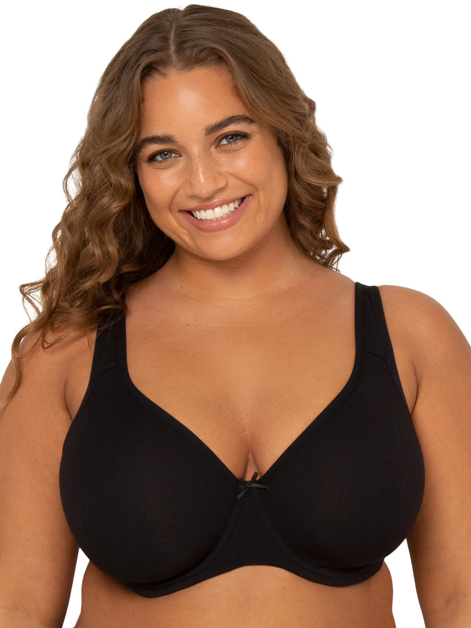 Fruit of The Loom Fit for Me Collection: Plus-Size Unlined Underwire Bra-Cotton 