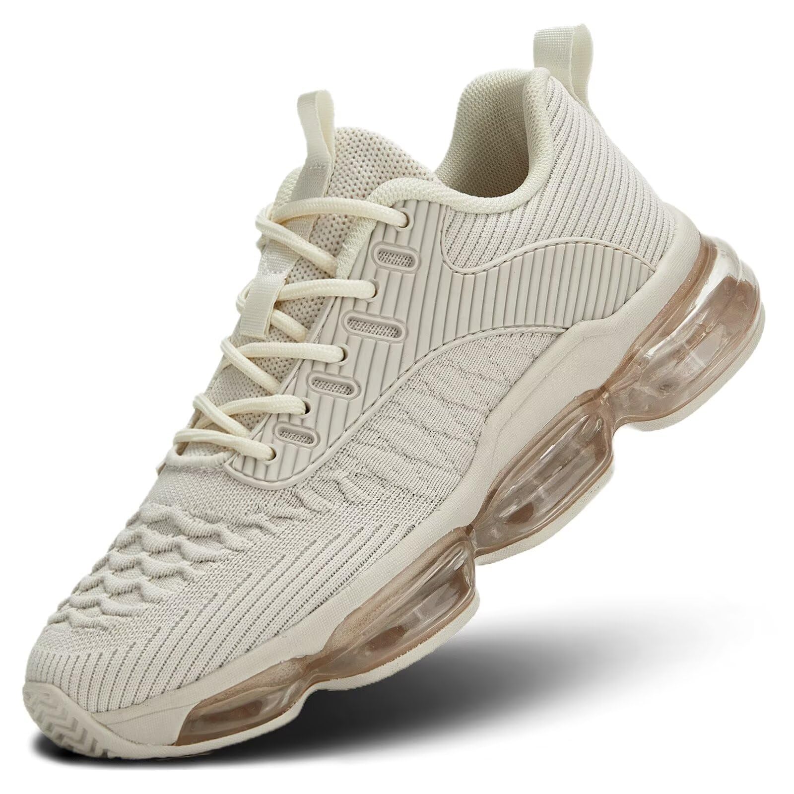 Kapsen Scarpe da corsa da donna, traspiranti, alla moda, da tennis, in rete, cas
