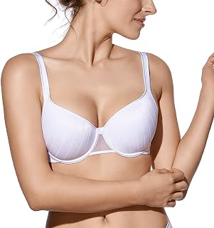 Selene, Vanessa Collection Women's Soft Fabric Underwired Bra with Padded Cups