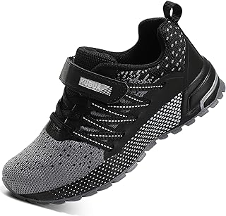 KUBUA Kids Sneakers Lightweight Boys Girls Tennis Shoes