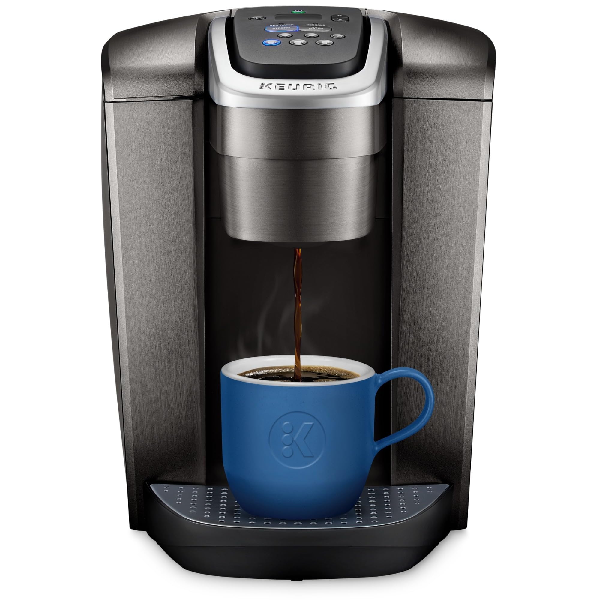 Keurig K-Elite Single Serve K-Cup Pod Coffee Maker, Brushed Slate | Strength and