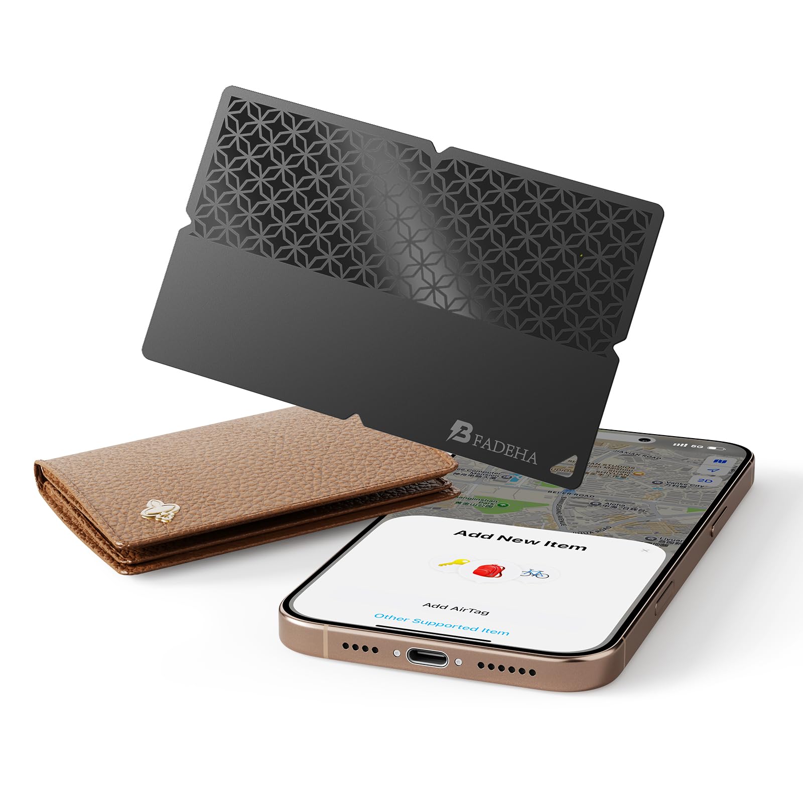 2026 Apple MFi Certified Wallet Tracker Smart Card for Find My | Ultra Thin Air 
