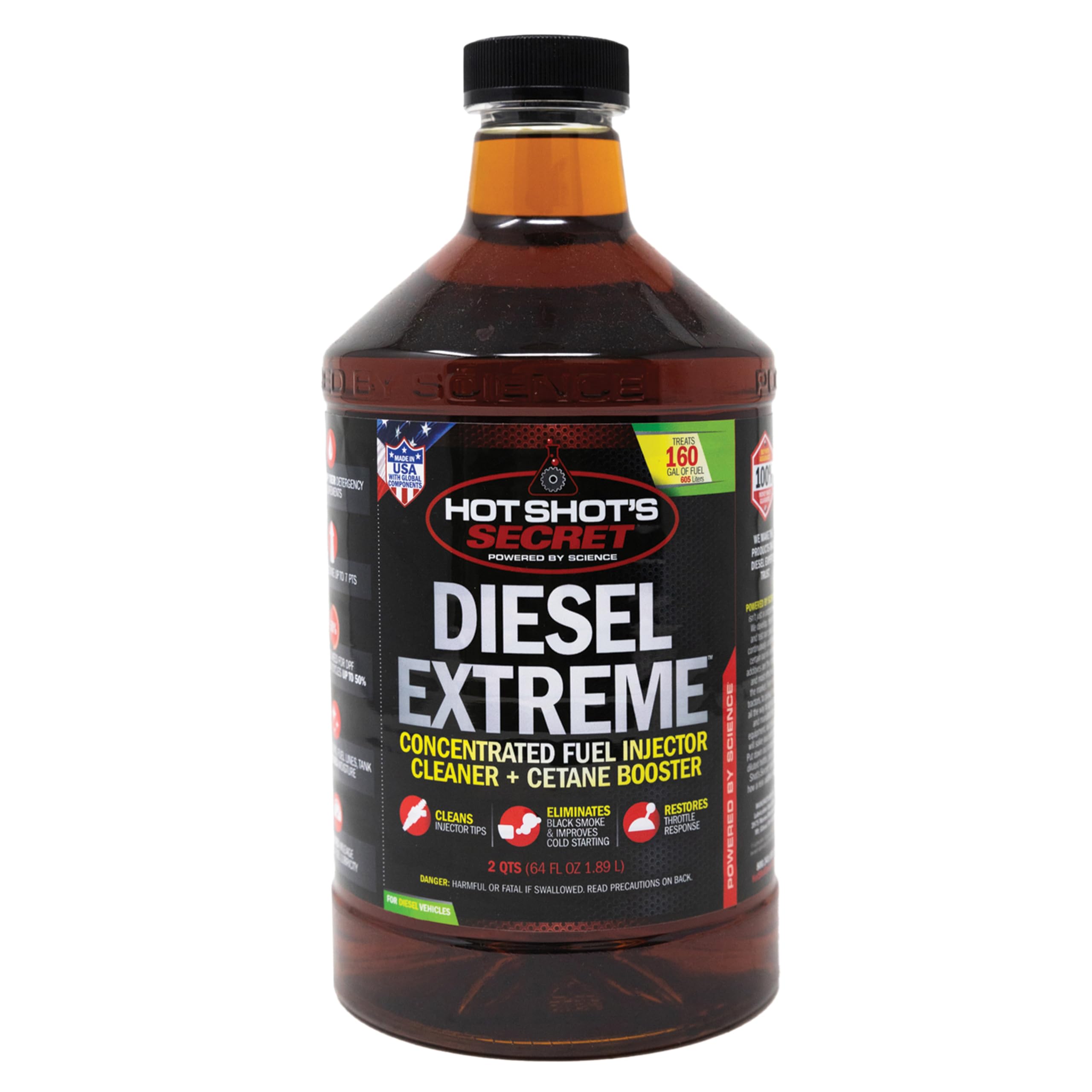Hot Shot's Secret Diesel Extreme Fuel Additive, 64 oz | Treats 160 gallons. Clea