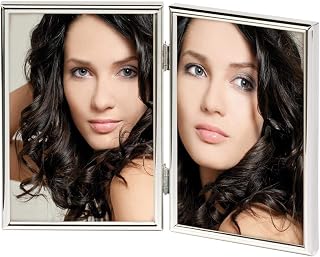 walther design Picture Frame Silver 2X 10x15 cm Chloe Portrait Frame WD215S