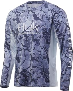 HUK Men's Icon X Long Sleeve Shirt, Performance Fishing Shirt