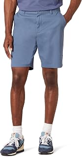 Amazon Essentials Men's Slim-Fit 9" Stretch Chino Shorts, Midweight Cotton Twill