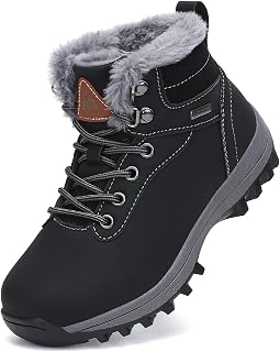 Mishansha Ankle Boots Winter Children Shoes Winter Warm Non-Slip for Boy Girl, Gr.24-36