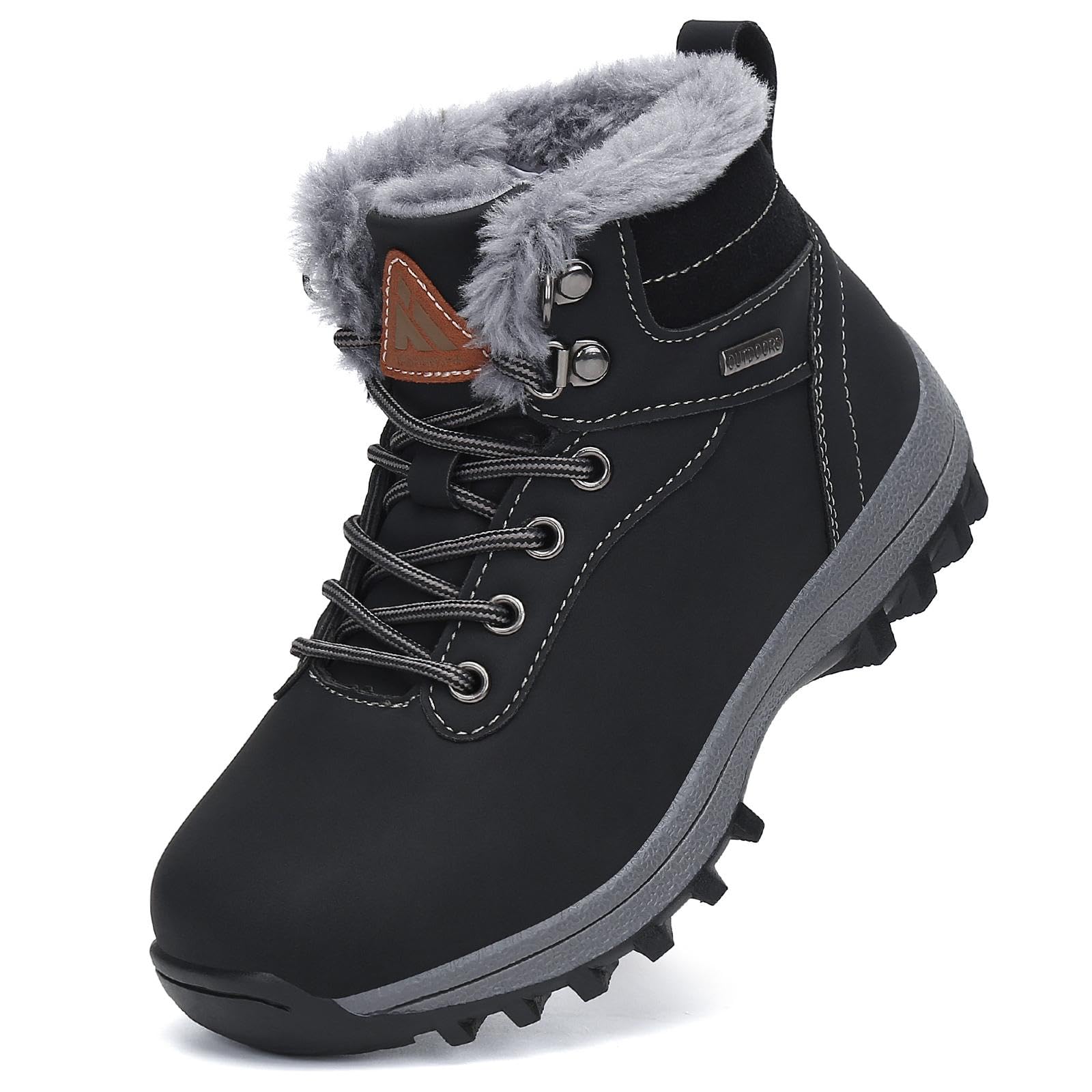 Mishansha Ankle Boots Winter Children Shoes Winter Warm Non-Slip for Boy Girl, G