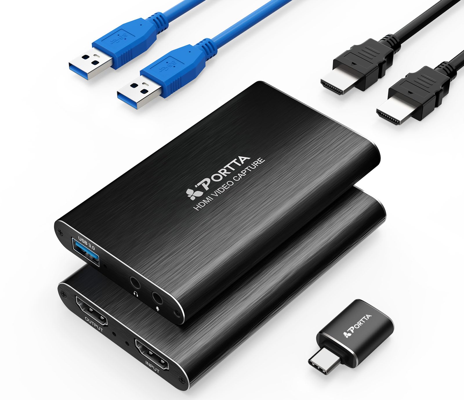 Portta HDMI Video Capture Card, Stream and Record in 1080P60 with Ultra-Low Late