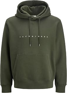 Jack & Jones Jjestar JJ Sweat Hood Noos Men's Hoodie (Pack of 1)