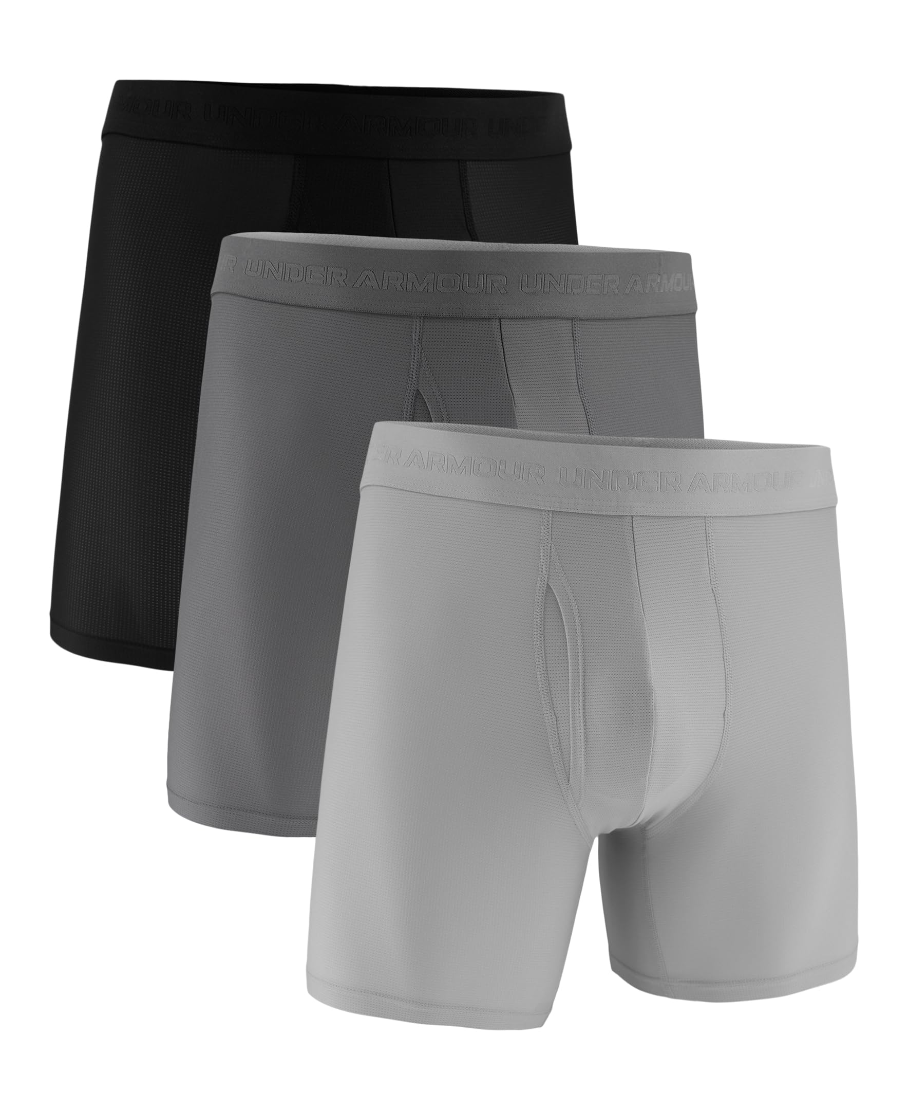 UNDER ARMOUR(アンダーアーマー) Men's UA Tech Mesh Underwear 6 in (Set of 2) Lifestyle Un
