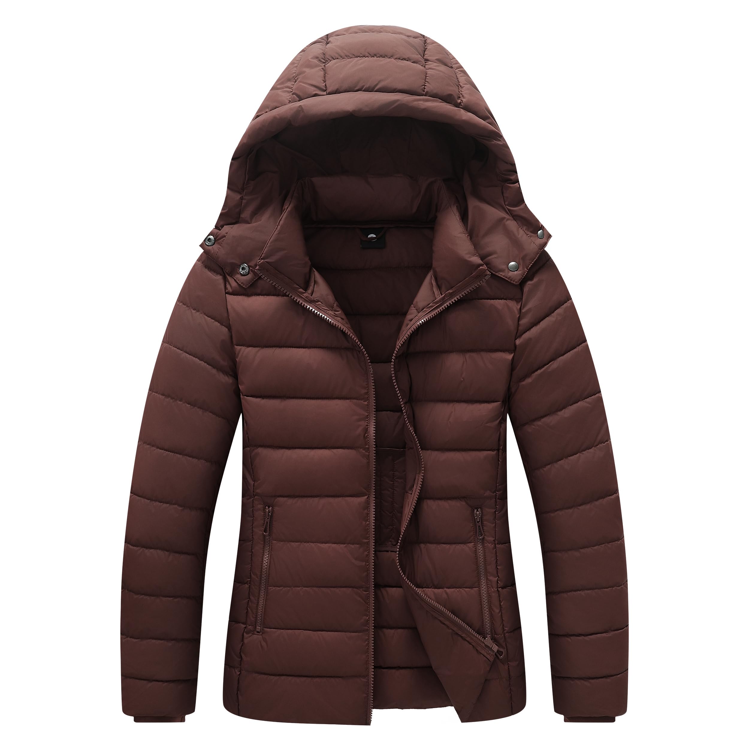 TDYPCI Women's Lightweight Waterproof Puffer Jacket Warm For Cold Winter