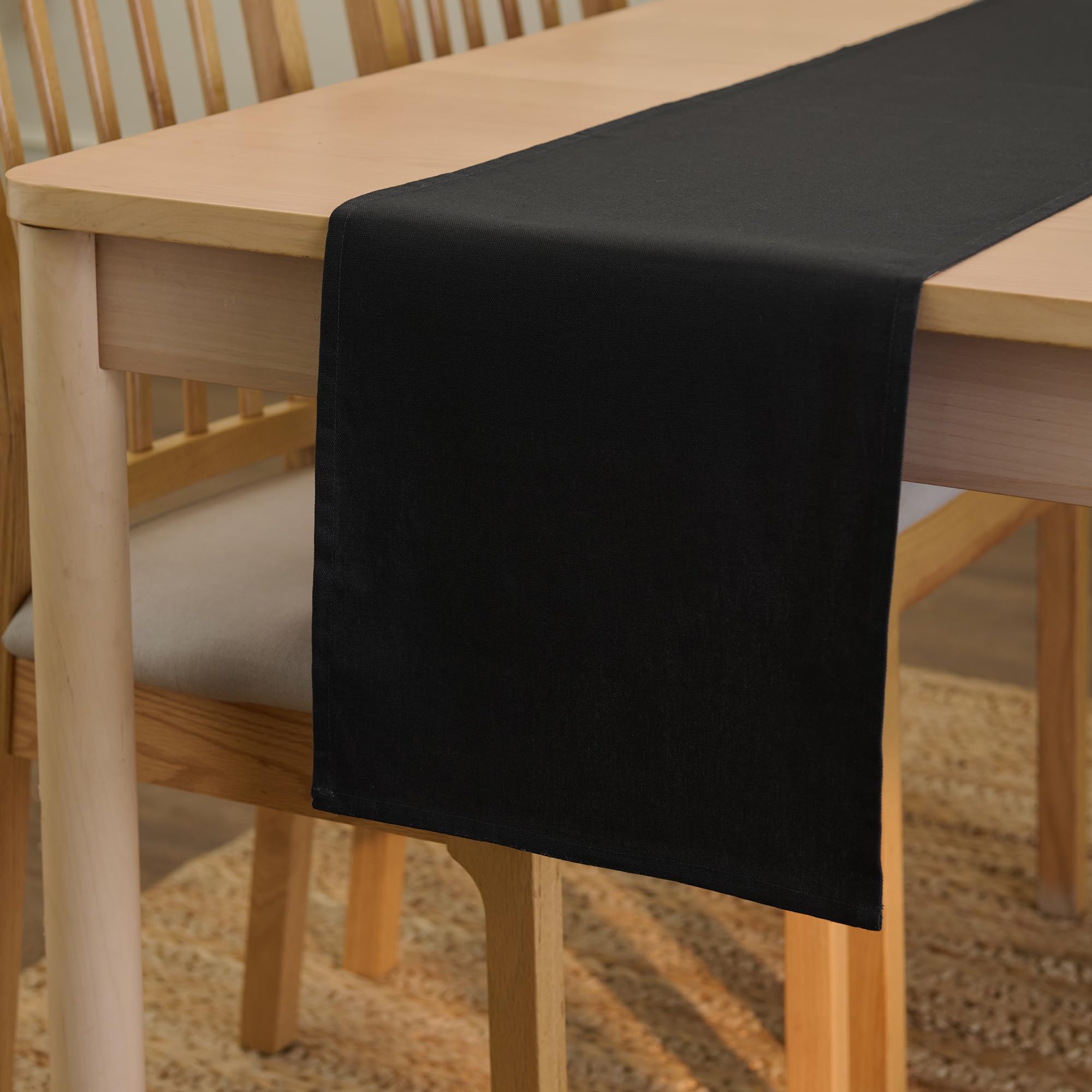 Encasa XO Table Runner, Cotton Centerpiece, 32 x 150 cm