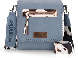 Wrangler Crossbody Bags for Women Vintage Hand Woven Shoulder Purse
