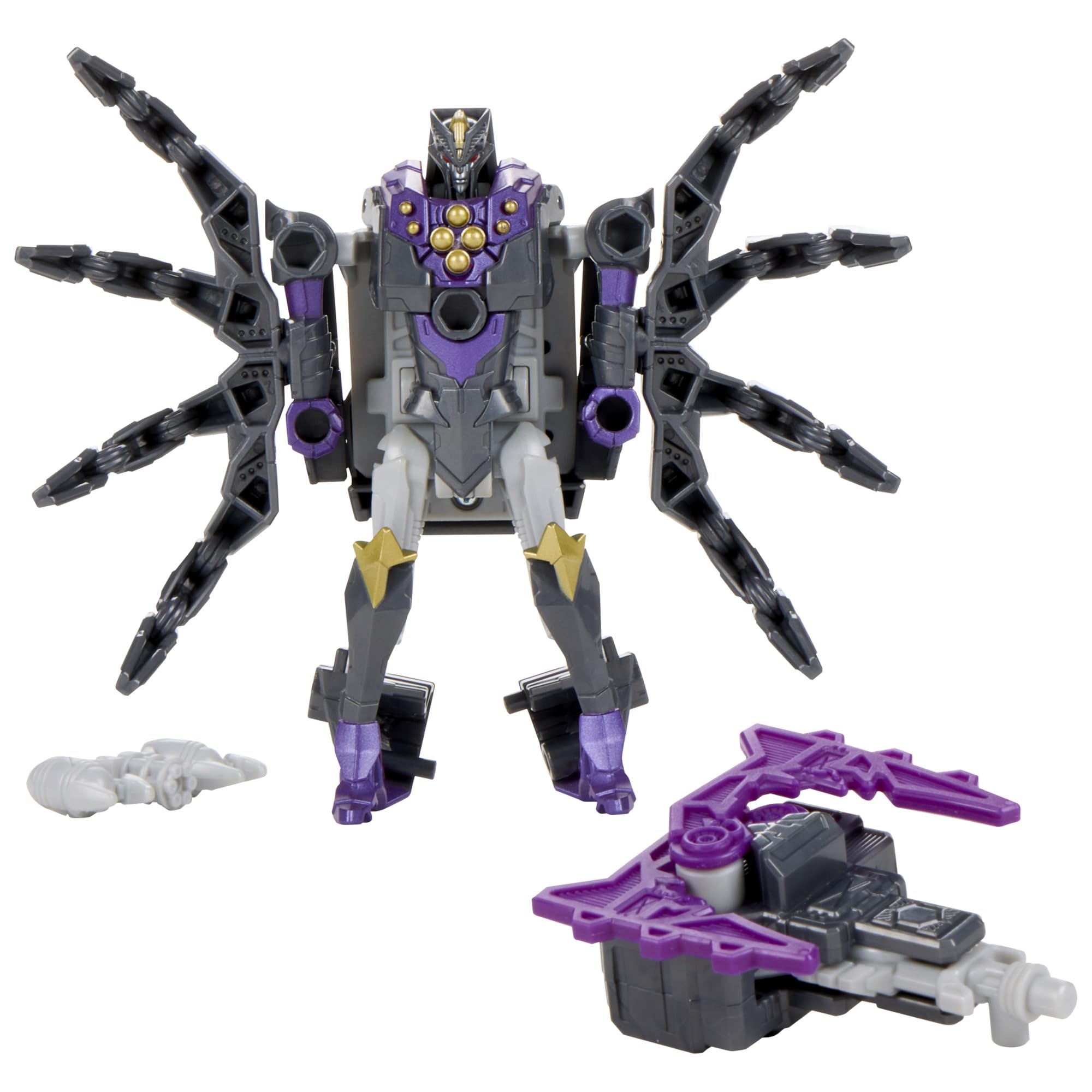 Transformers CYBERWORLD Airachnid Armored Cyber Changers 10-cm Action Figure