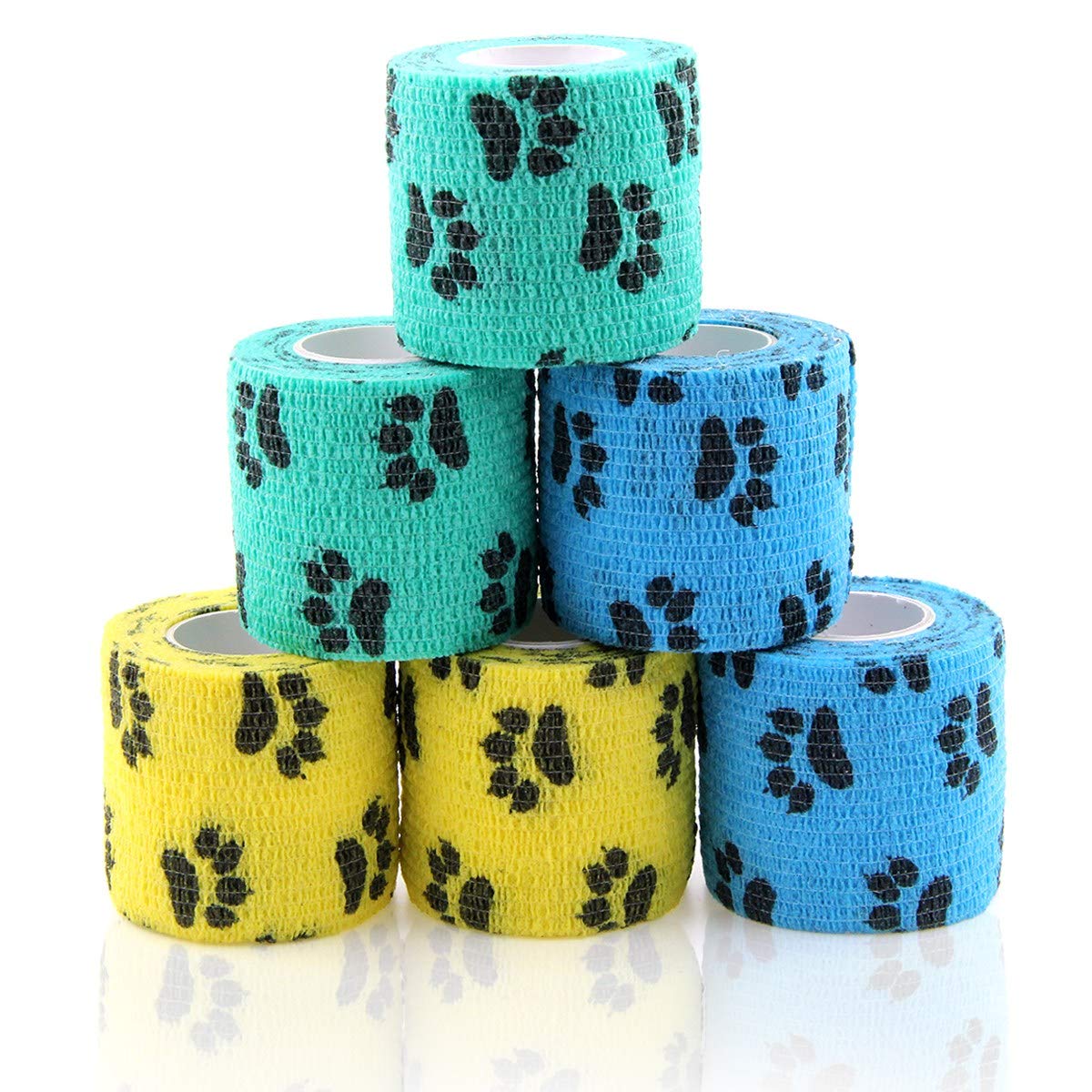 AUPCON Vet Wrap Cohesive Bandages Bulk Self Adhesive Bandage Wrap Self Adherent 