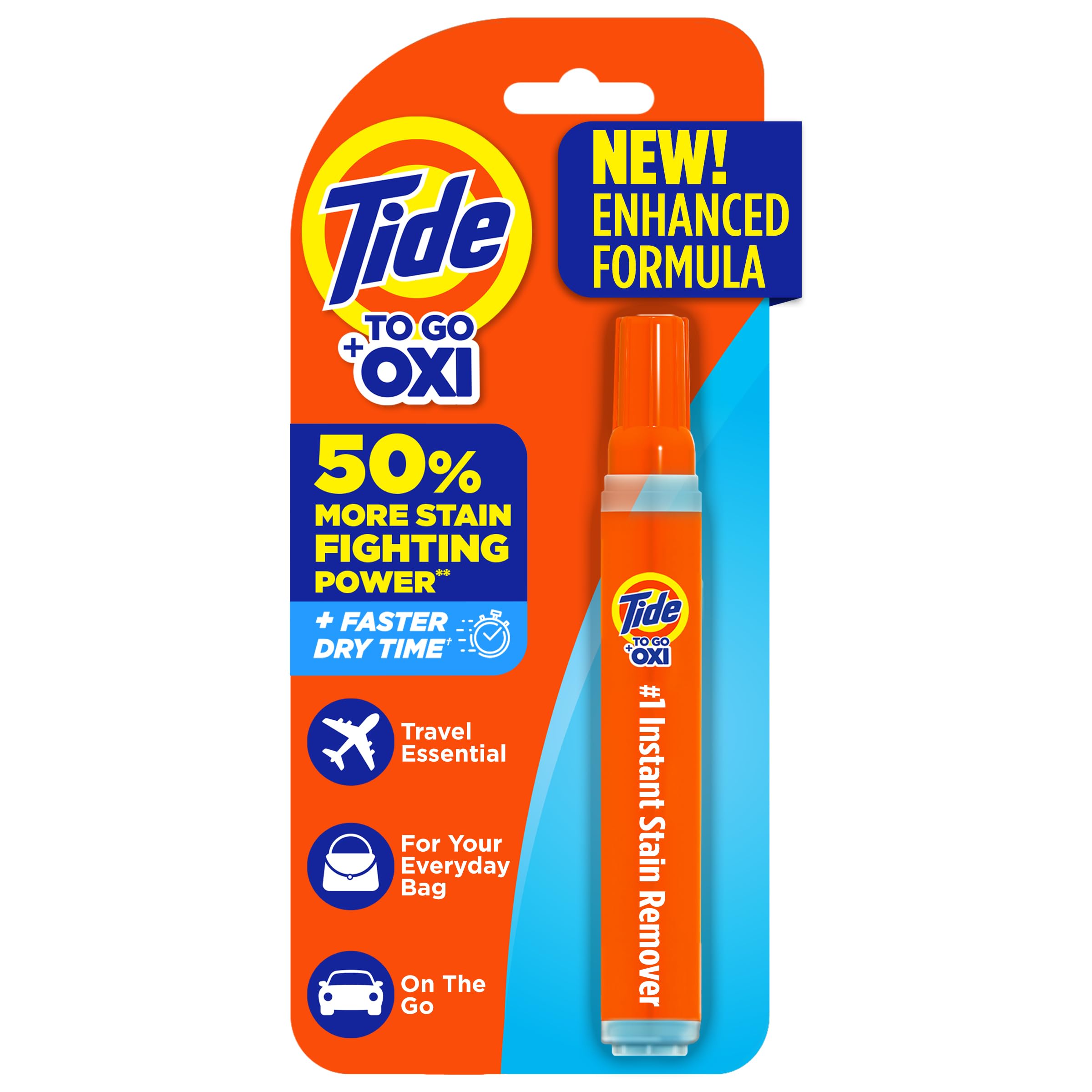 Tide To Go Instant Stain Remover, Tide Pen Stain Remover for Clothes, Instant St