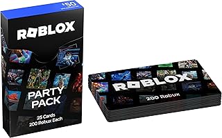 Roblox Party Pack | [200 Robux Each] Multipack of 25 x $2 - $50