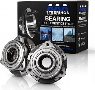 Front OR Rear Wheel Bearing Hub Assembly Pair for Chevrolet Traverse 09-17 | Fits Chevrolet Traverse 2009-2017 | ThermoGlide Lubricated Hub Bearing, All-Weather, Stable in Extreme Cold & Heat