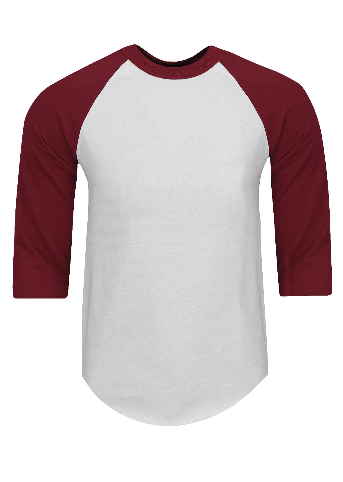 Shaka Wear Baseball Raglan Shirt – Men's Classic 3/4 Sleeve Casual Cotton Tee To