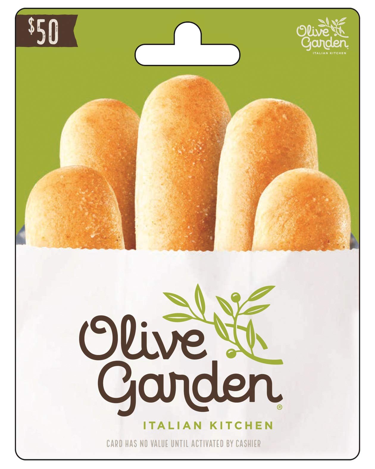 Olive Garden Physical Gift Card | $50