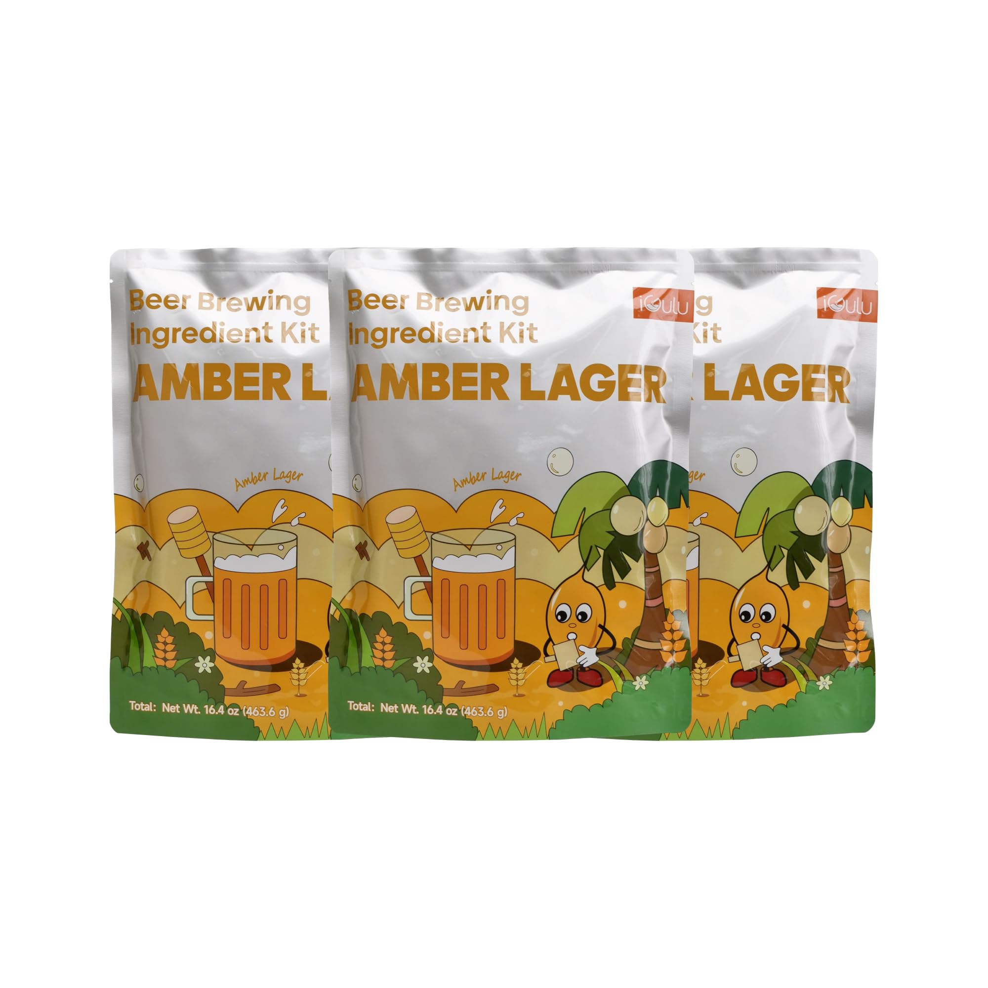 Craft Beer Brewing Ingredient Kit for One Gallon of Brew(16.1 oz), Pale Ale,. Am