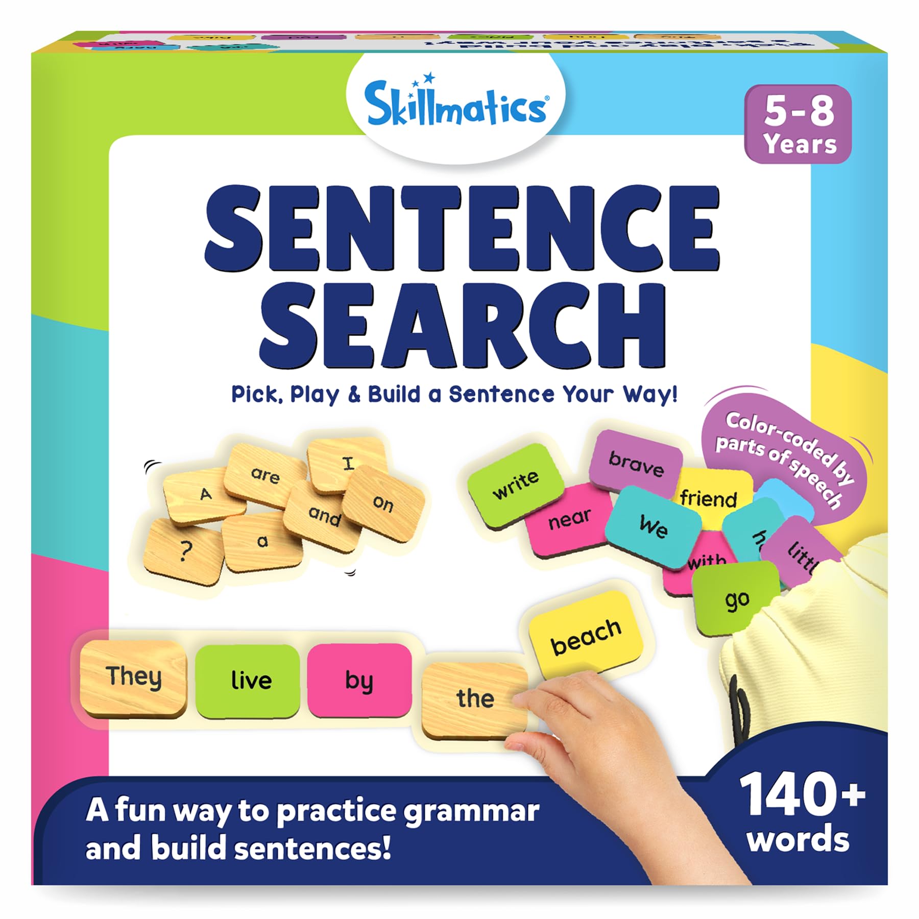 Skillmatics Sentence Search – Educational Board Game, Learning Toy for Kids | Sp
