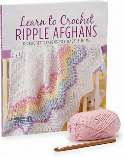 Crochet Book Patterns for Beginners: Baby Blanket Ripple Afghan Learn and | 8 Ripple Stitch Designs For Baby And Home. Pocket Size Softcover With 48 Pages Of Complete Instructions. Finished Afghans