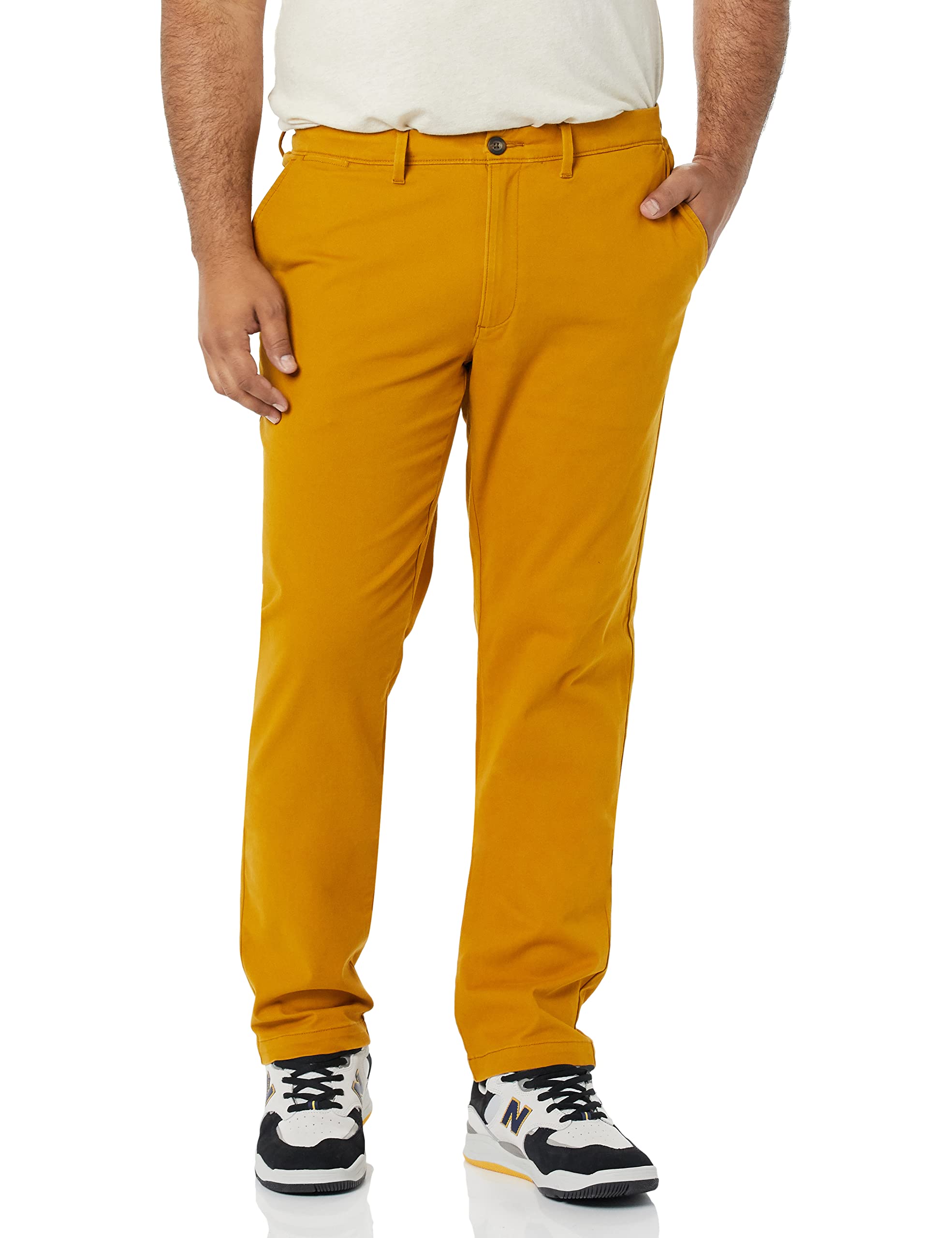 Amazon Essentials Men's Classic-Fit Casual Stretch Chino Casual Trousers