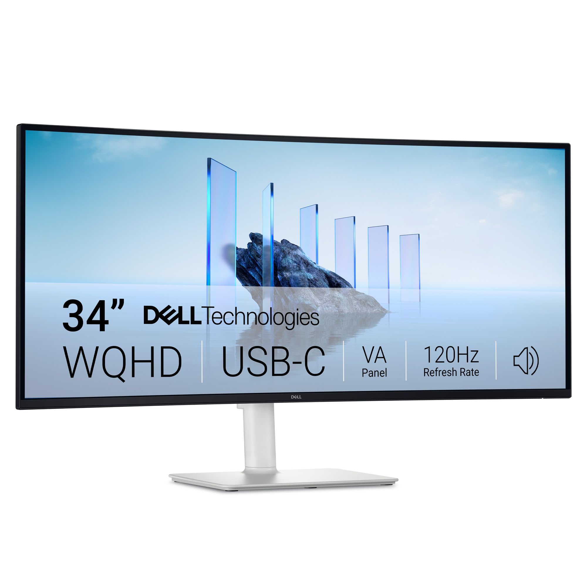 Dell 34 Plus USB-C Monitor - S3425DW, WQHD (3440x1440), 120Hz, VA, 1ms | AMD Fre
